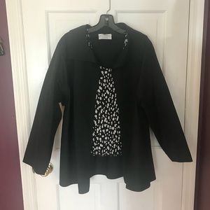Silk swing blouse